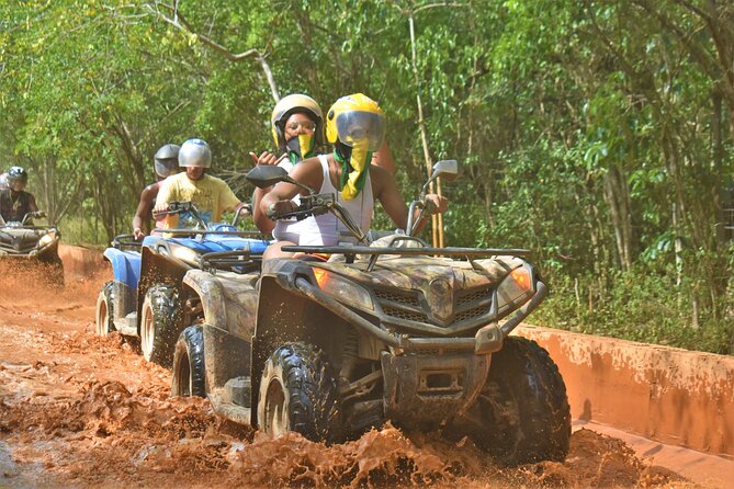 Jamwest ATV Tour to Salmon Point from Negril - Jamwest Motorsports Park: safety first, then the trail
