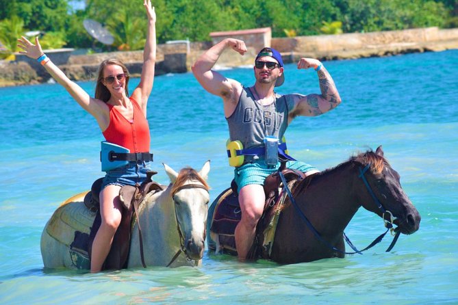 Jamwest Negril Zipline and Horseback Combo - Trading the saddle for the jungle zipline