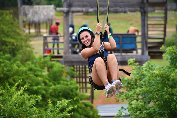 Jamwest Negril Zipline and JamCulture Combo - The 60-foot tower and 2,450 feet of cable