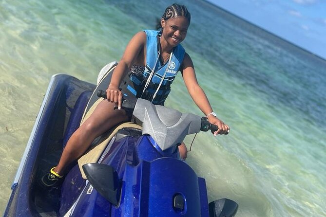 Jet Ski and Margaritaville day vibes. - Clear water, quick thrills, and an easy beach outing