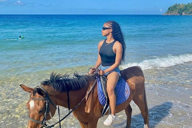 Kennedy's Horseback riding, Blue Hole and Secret Falls from Montego Bay - Lunch, photos, and tips can change the final cost
