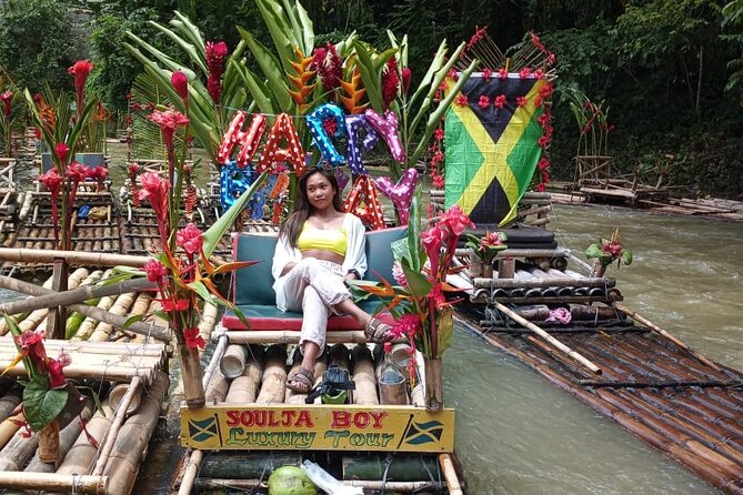 Lethe River Bamboo Rafting and limestone Foot Massage - Food, rum punch, music, and photos