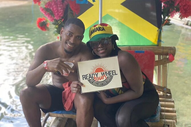 Lethe River Rafting Travel from Montego Bay w FREE Rum Punch - The riverbank bar and limestone massage