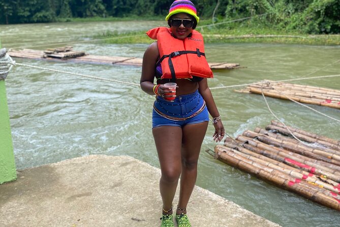 Martha Brae Bamboo Rafting Experience From Montego Bay - Coconut, Red Stripe, and the small extras