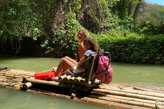 Martha Brae Bamboo Rafting From Montego Bay Resorts - Red Stripe Beer and bottled water
