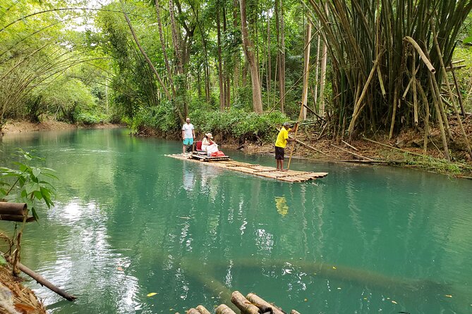 Martha Brae Bamboo River Rafting With Transportation - Arriving in cool Trelawny