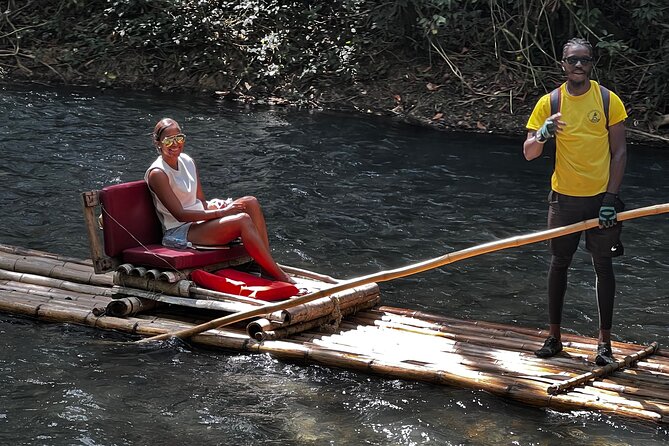 (Martha Brae River) Bamboo Rafting - Arrival, welcome drink, and river boarding