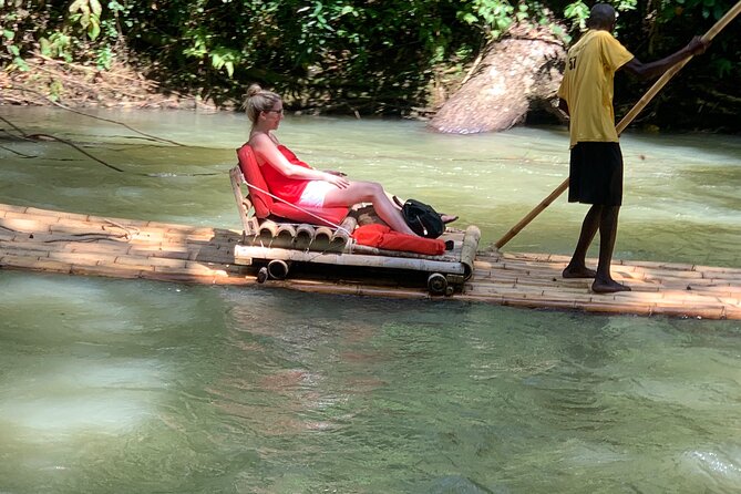 (Martha Brae River) Bamboo Rafting - The limestone foot massage costs extra