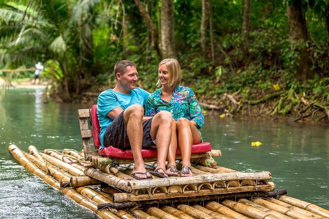 Martha Brae River Rafting & Luminous Lagoon Private Tour Falmouth - Luminous Lagoon after twilight