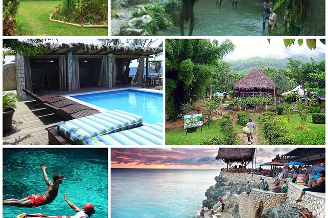 Mayfield Falls, Blue Hole & Rick's Café Tours/Weed Farm option - Rick’s Café brings the day to Negril