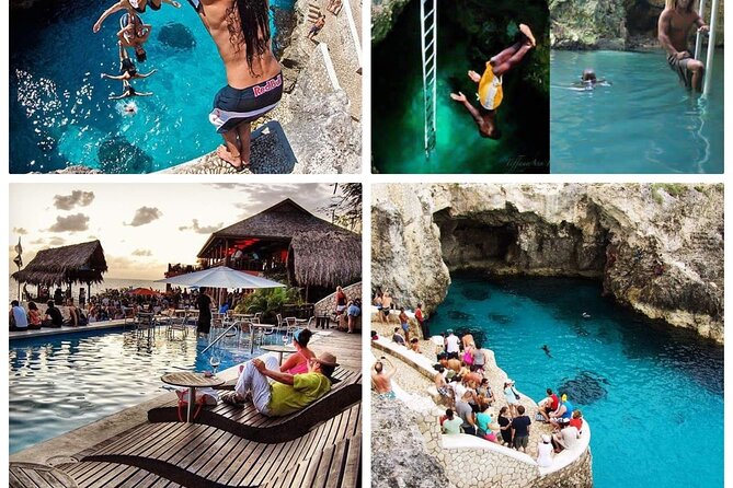 Mayfield Falls, Blue Hole & Rick's Café Tours/Weed Farm option - Blue Hole Mineral Spring and the 22-foot choice