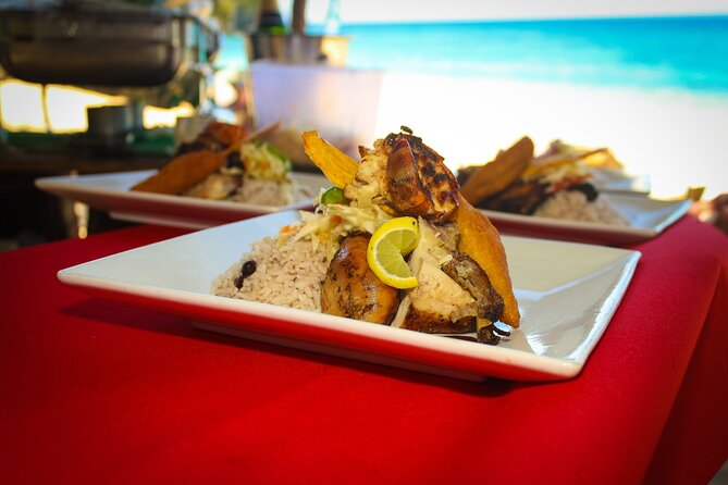 Montego Bay: Bamboo Beach Club with Lunch and Cocktails - Jamaican tapas, jerk flavors, and chair service