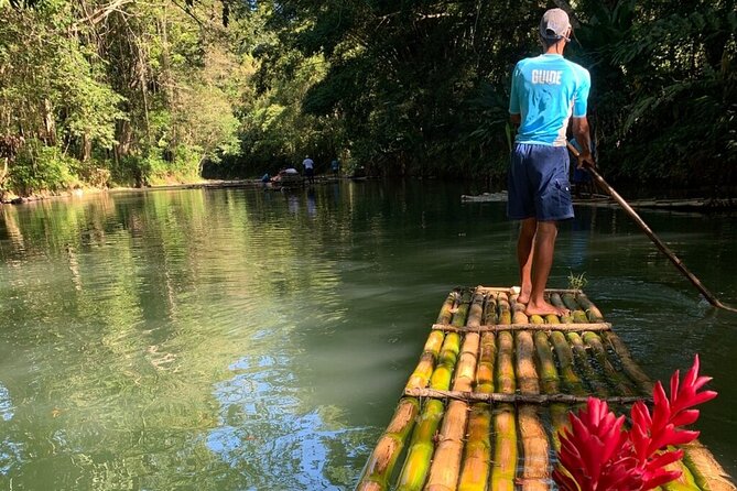 Montego Bay Bamboo Rafting & limestone Massage Private Transfer. - Arriving at Lethe River