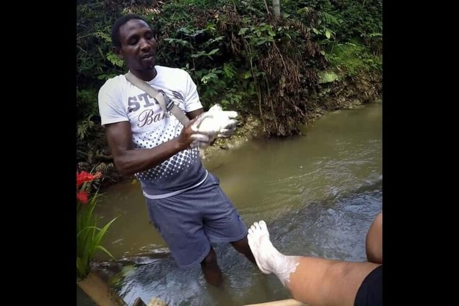 Montego Bay: Bamboo River Rafting and Limestone Foot Massage - Jelly Coconut and the Taste of the Stop