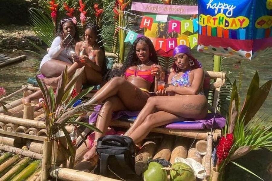 Montego Bay, Jamaica: Bamboo Rafting with Foot Massage - Stories, plants, limestone, and community