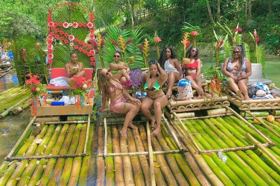 Montego Bay, Jamaica: Bamboo Rafting with Foot Massage - Who will enjoy this most?