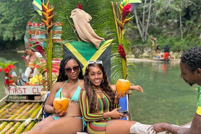 Montego Bay's Guided Bamboo Rafting Tour & Hip-strip Shopping - A quiet start on the Lethe River