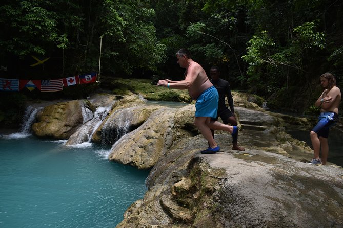 Montego Bay Shore Excursion: Blue Hole & Secret Falls Tour plus Shopping - A family-friendly water day, with a few limits