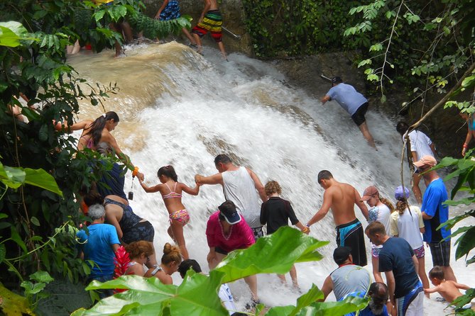 Montego Bay tour: Dunn's River Falls - Climbing the 180-Foot Dunn’s River Falls