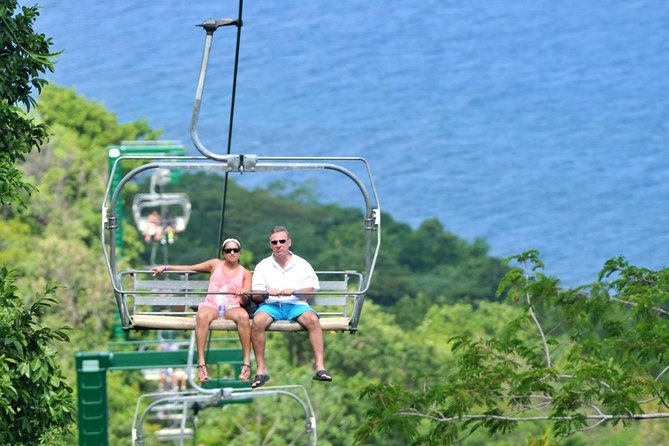 Mystic Mountain Canopy Experience From Montego Bay - Riding the Sky Explorer above the trees
