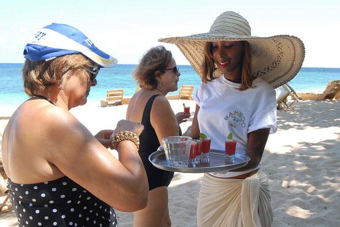 Ocho Rios: Bamboo Beach Club VIP Access with Lunch and Cocktails - Transport, pickup, and the possible shopping stop