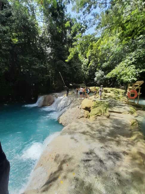 Ocho Rios: Blue Hole and Bamboo River Rafting - The bamboo raft slows the day down