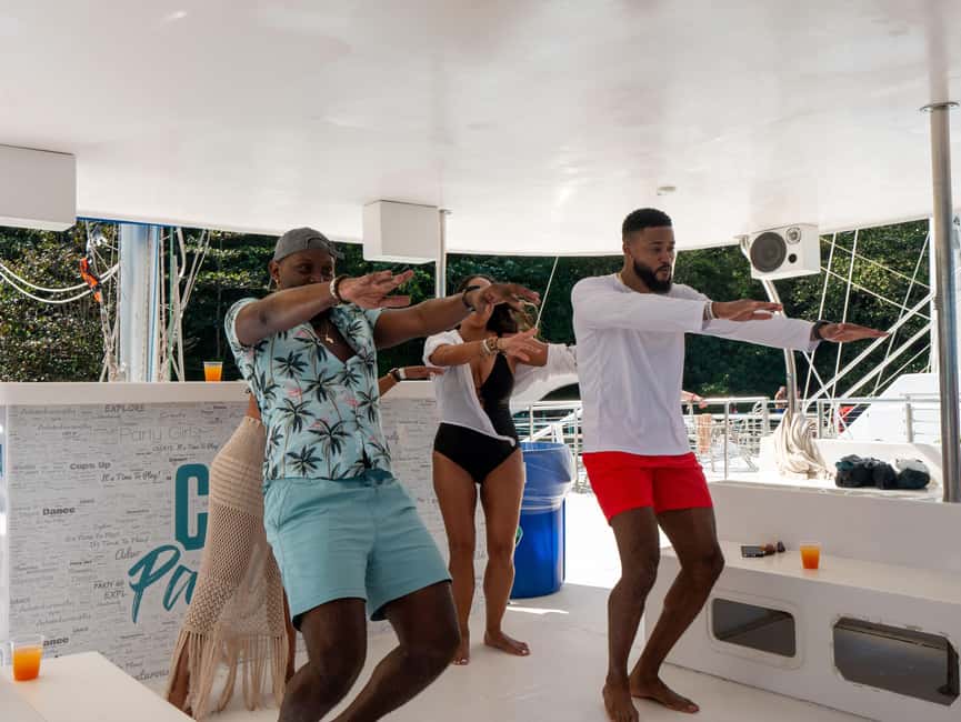 Ocho Rios: Catamaran Sail & Snorkel + Dunn's River Climb - Who will enjoy this day most