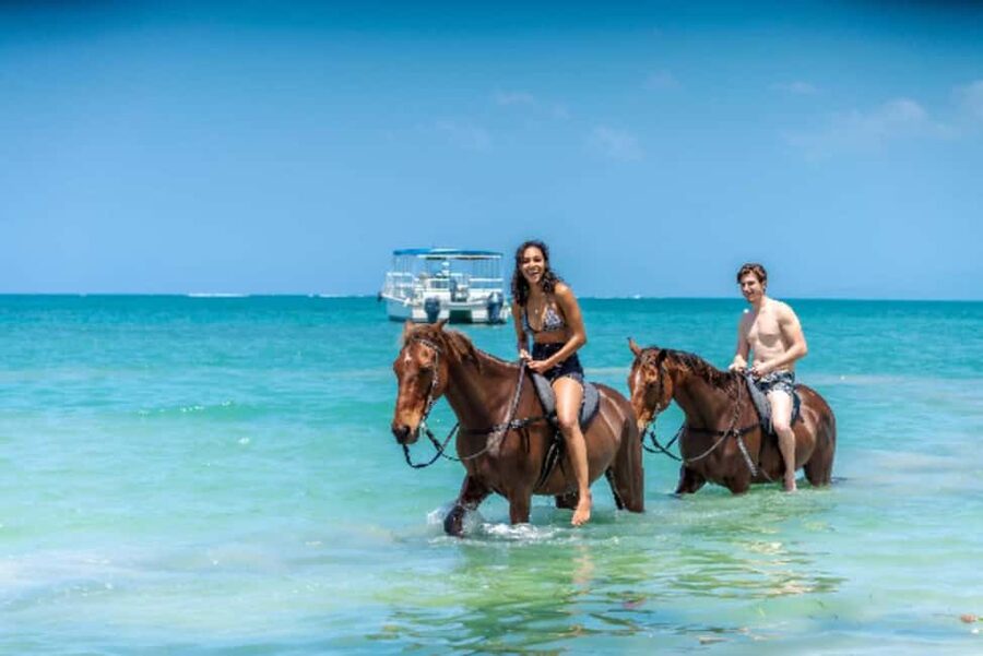 Ocho Rios: Horseback Riding in the Ocean and Bamboo Rafting - A Four-Hour Mix of River, Ferns, Horses, and Sea
