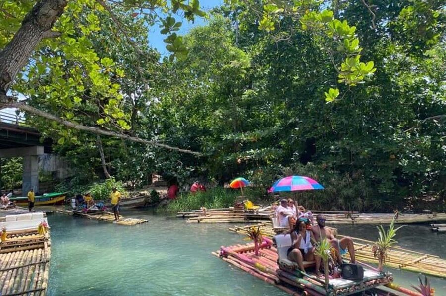 Ocho Rios: Horseback Riding in the Ocean and Bamboo Rafting - Fern Gully, a Road Through More Than 300 Fern Species