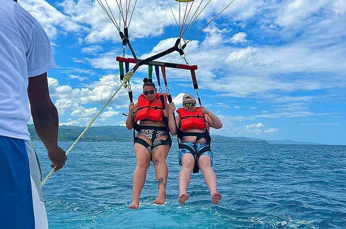 Parasailing Experience in Montego Bay - The View: Reefs, Coastline, and Mountains