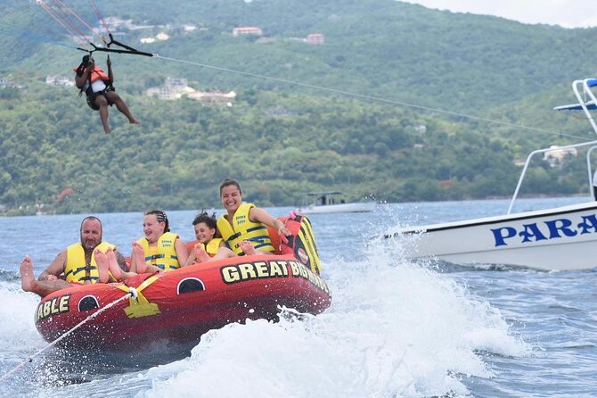 Parasailing, Sea Tubing & Jet Ski from Montego Bay- Private tour - Sea tubing for the final burst of speed