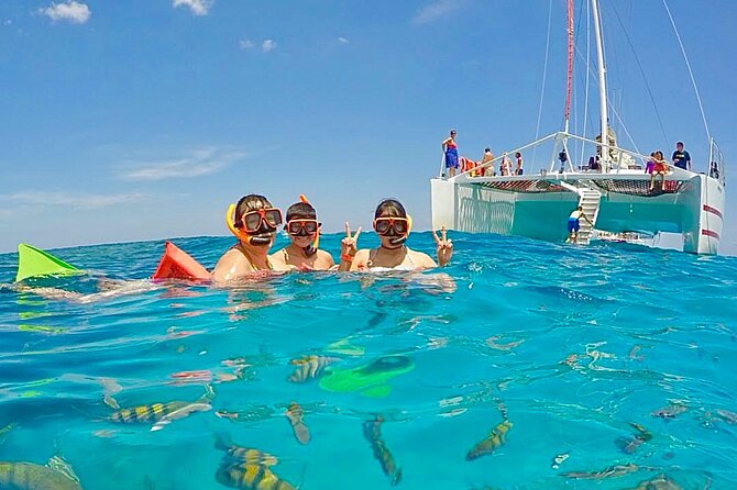 Party Catamaran Cruise with Open Bar and Snorkeling Montego Bay - The snorkeling stop and what to expect underwater