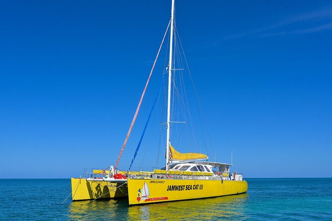 Party Catamaran Sunset Ricks Cafe Negril Open Bar and DJ - Drinks, jerk food, and the $88 value