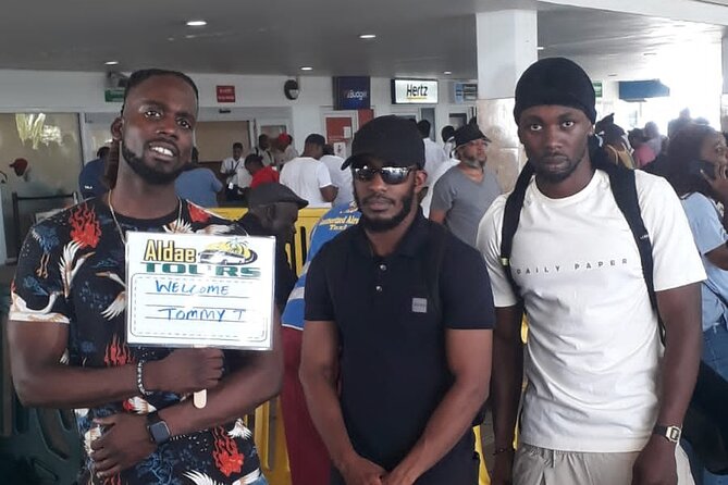 Private Airport Shuttle Taxi Service from MBJ to Montego Bay Area - Meeting your driver after baggage claim