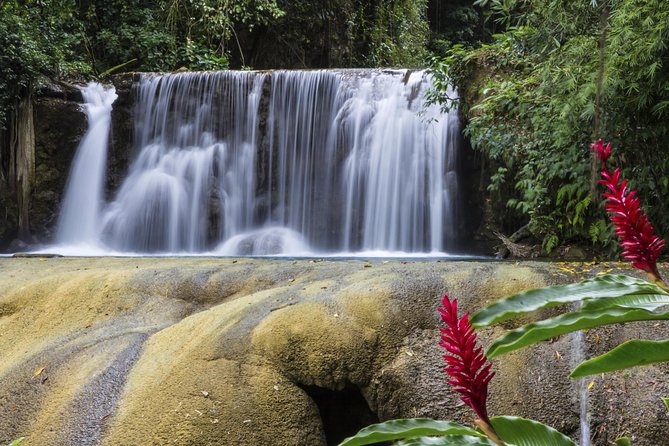 Private Appleton YS Falls and Black River Tour from Montego Bay - YS Falls: rope swings, pools, and slippery rock
