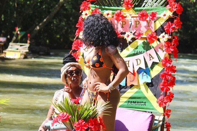 Private bamboo rafting and massage in Montego Bay - Rum punch, music, and a Jamaican beef patty
