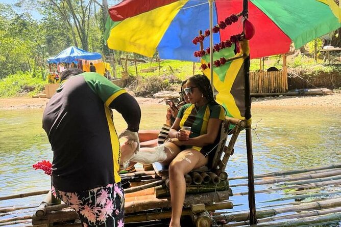 Private Bamboo Rafting & Limestone Foot Massage from Montego Bay - What the Lethe Estate river ride feels like