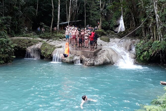 Private Blue Hole and River Tubing from Ocho Rios - The White River slows the pace