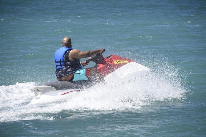 Private Jet Ski Adventure at Tropical Bliss Beach - Getting ready for the jet ski