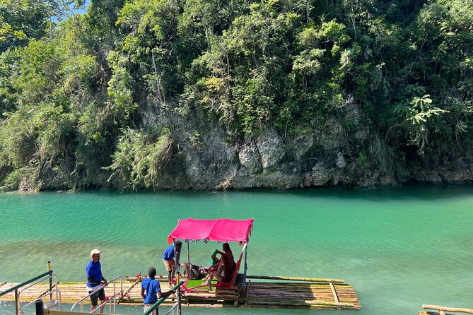 Private Lethe Bamboo Rafting Lime Stone Foot Massage Tour - A short Hip Strip stop for souvenirs