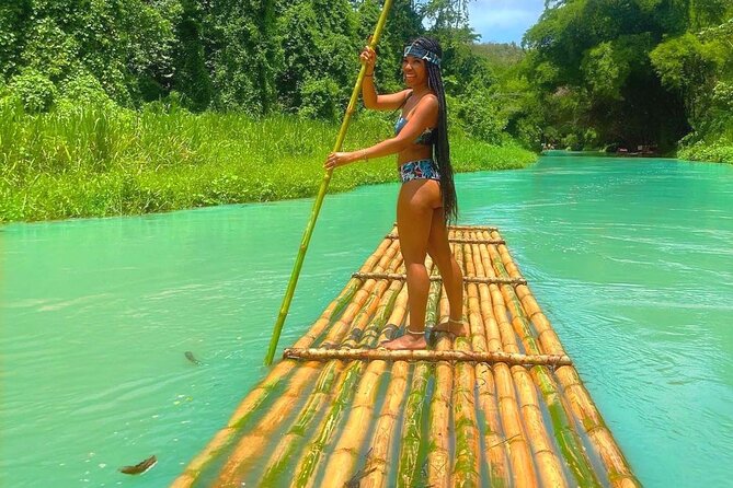 Private Martha Brae Bamboo Rafting Tour with Private Transfer - The one-hour float on a 30-foot bamboo raft