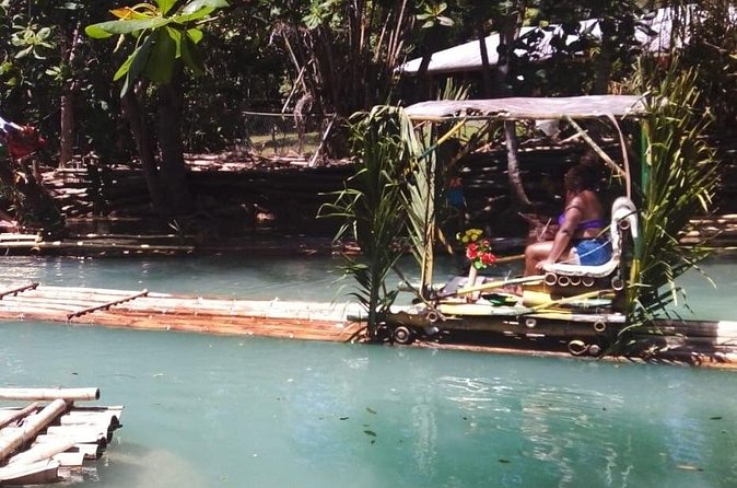 Private River Bamboo Rafting Activity in Ocho Rios Jamaica - The private beach stop takes only 5 to 10 minutes