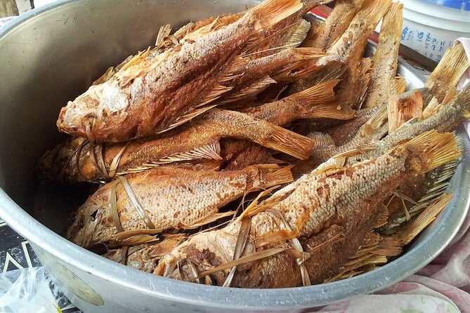 Private Seafood Tour and Floyds Pelican Bar or Black River Safari - Middle Quarters is the stop for pepper shrimp
