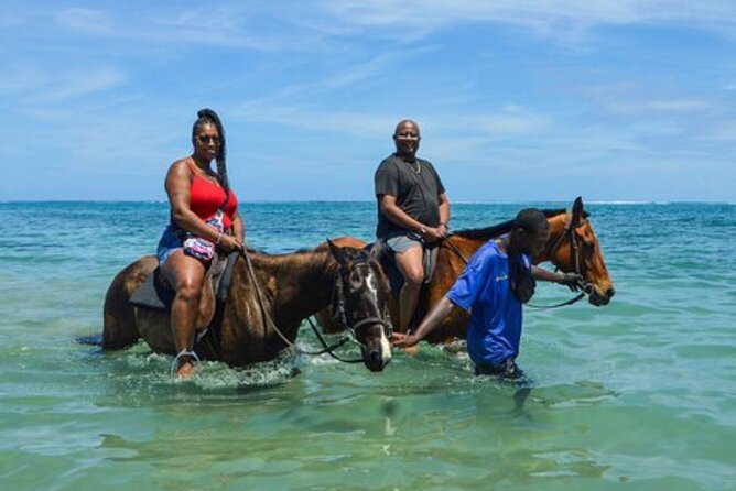 Private Tour from Montego Bay to Horse Back Riding and Bluehole - Souvenir Shops, Photos, and Christopher Columbus Park