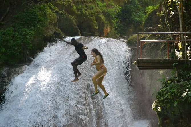 Private Tour From Ocho Rios To Blue Hole Secret Falls and Shopping - Arriving at the waterfalls and natural pools