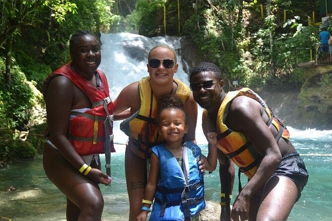 Private Transport to River Tubing or Rafting and Blue Hole combo - Bamboo rafting for a slower afternoon