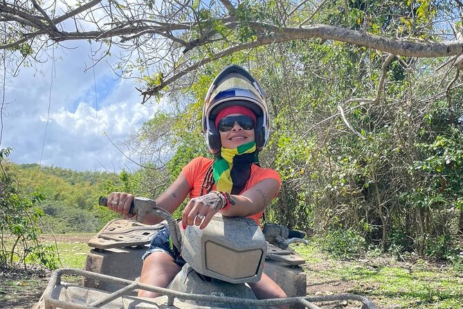 Private Transportation with ATV, Horseback Riding & More Tour - ATV riding on Lucea’s rough country roads