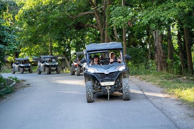 Rastafari Cultural ATV Community Experience from Negril - Getting comfortable on the two-person ATVs