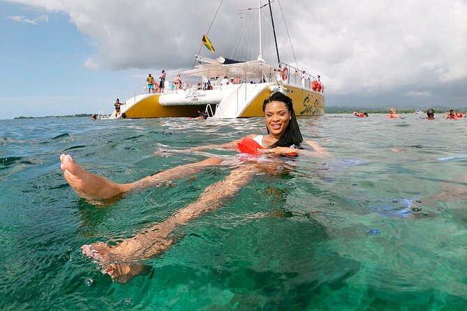 Ricks Cafe Cruise Snorkeling Open Bar DJ OCEAN EDEN BAY/CORAL - A Four-Hour Sail Along Negril’s Seven Mile Beach