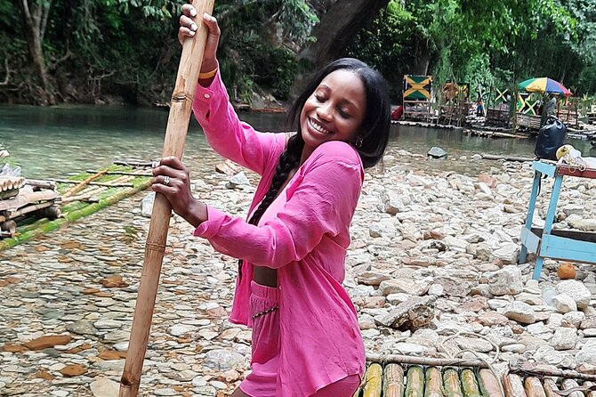 River Rafting Limestone Massage and Shopping Tour in Montego bay - Transport, timing, and group size
